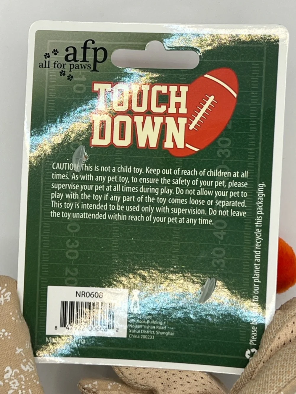 Hotdog Cat Toy - Touchdown